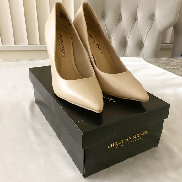 LAST1 Christian Siriano Nude Color High Heel Shoes - Picture 2 of 8